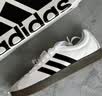 adidas「T头鞋」VL COURT CLASSIC板鞋德训鞋男女阿迪达斯轻运动 汉玉白/黑色/树脂黄   38 实拍图