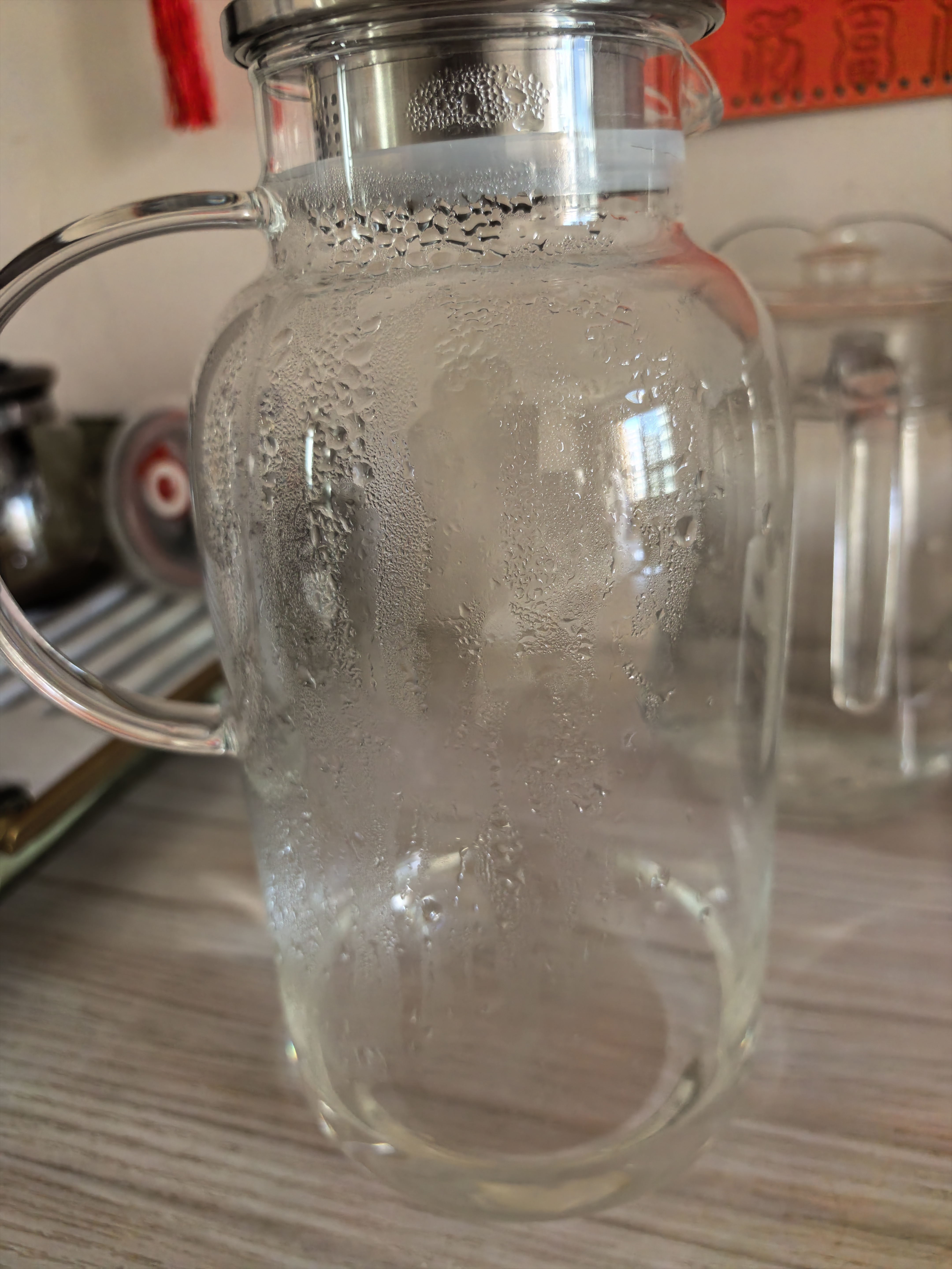 炊大皇 冷水壶大容量夏日解暑冷水壶 耐热防爆玻璃杯水果茶壶2.5L 实拍图