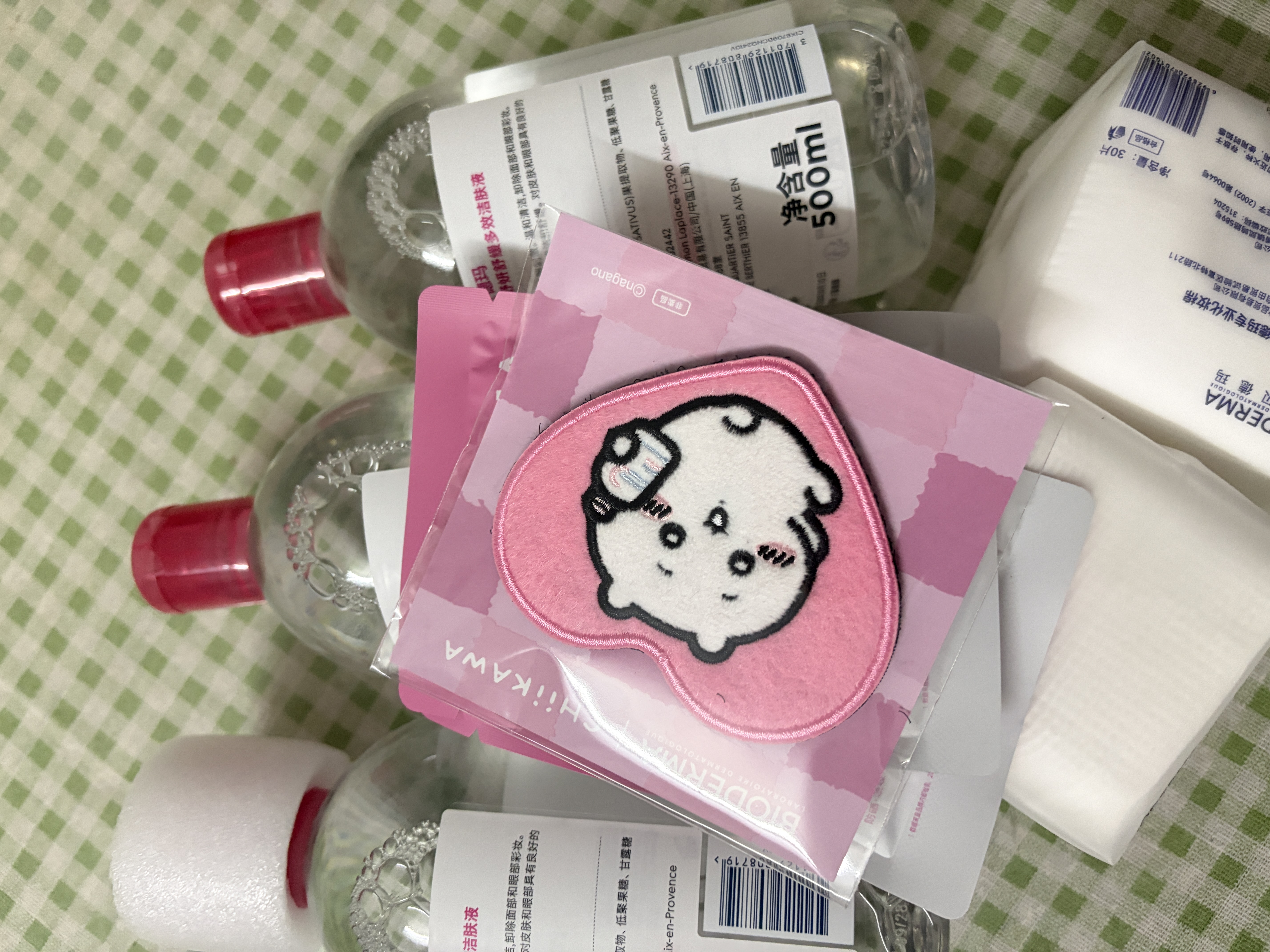 贝德玛（BIODERMA）【11.11现货】粉水敏感肌洗卸温和不伤肤卸妆水500ml*3 实拍图