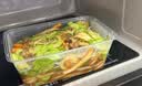 妙洁一次性饭盒方形带盖50只【800ml和860ml新老随机发货介意者慎拍】 实拍图