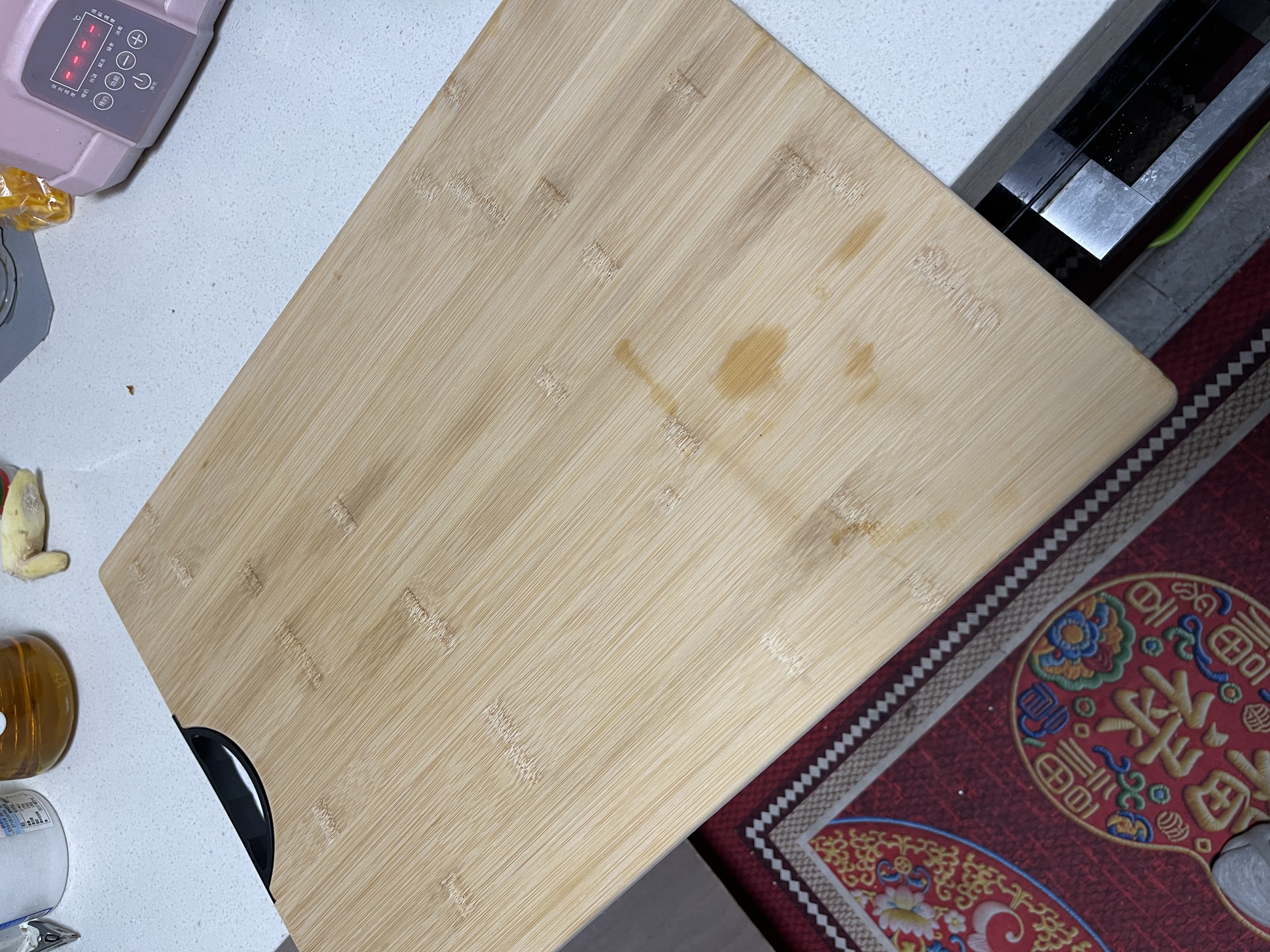 京东京造 菜板 砧案板切菜擀面板家用双面加大【天然楠竹】50*36*1.8cm 实拍图
