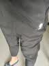 阿迪达斯（adidas）运动裤女休闲舒适耐磨宽松梭织跑步裤HF7308 黑色 XL 实拍图
