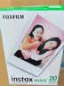 INSTAX富士instax立拍立得 mini相纸 白边双包20张+香蕴花影边框贴 实拍图