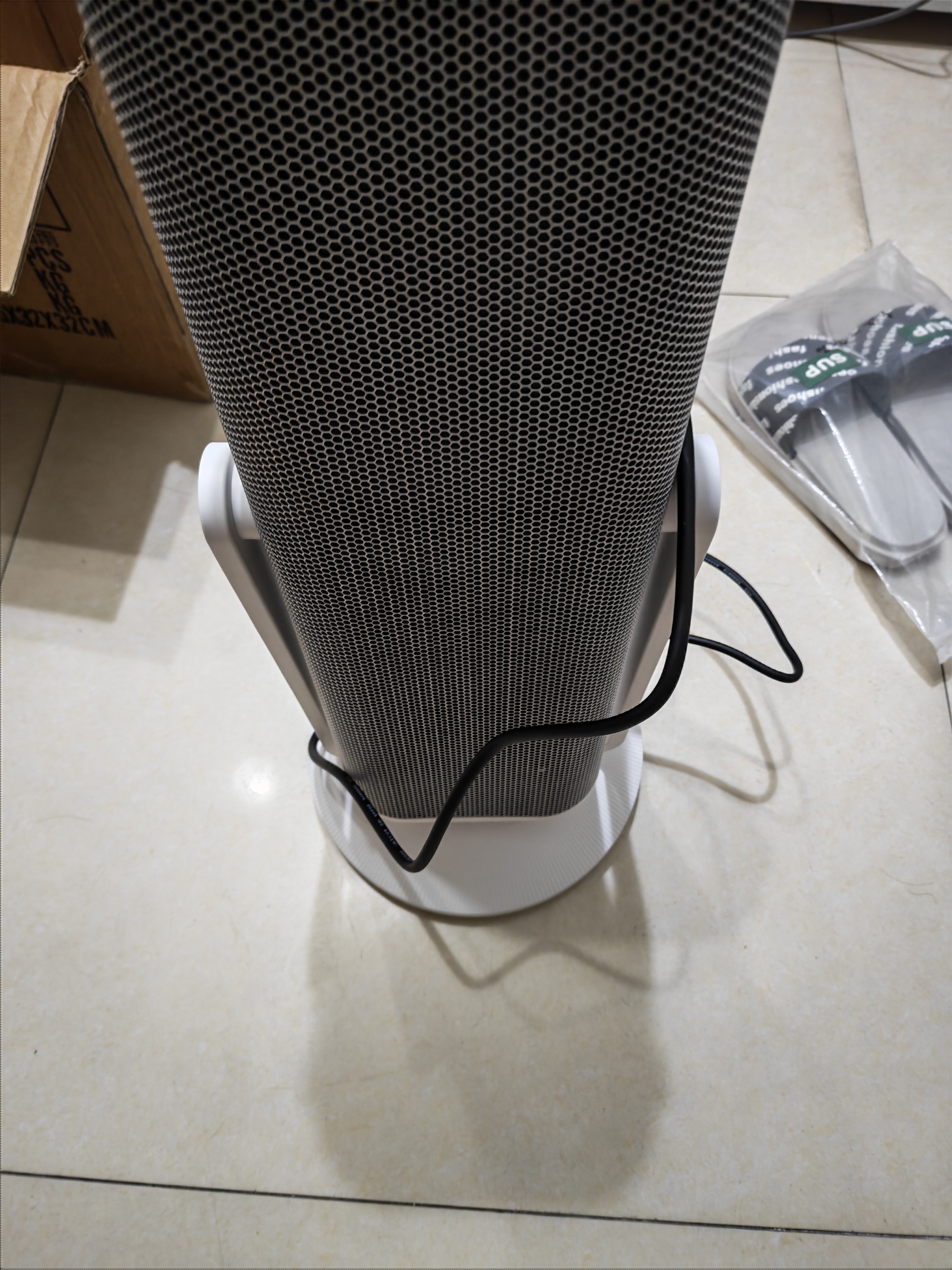 美的（Midea）【悬停定点送风】石墨烯智能语音暖风机取暖器 家用电暖气电暖器 负离子电暖风暖脚小太阳HFR20YLR 实拍图
