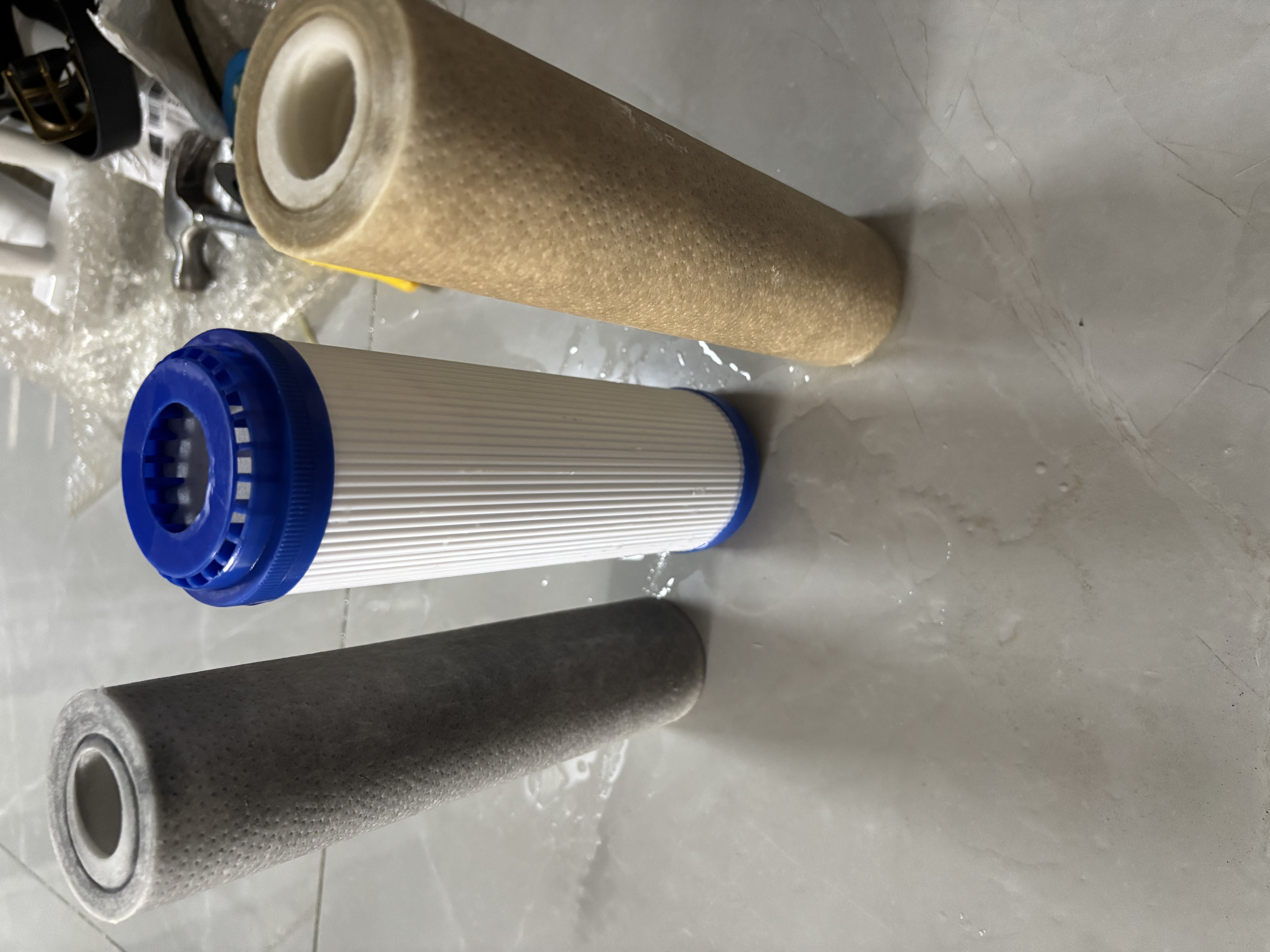 钻芯 净水器滤芯通用全套三级10寸pp棉CTO滤芯UDF套装活性炭家用净水机滤芯 实拍图