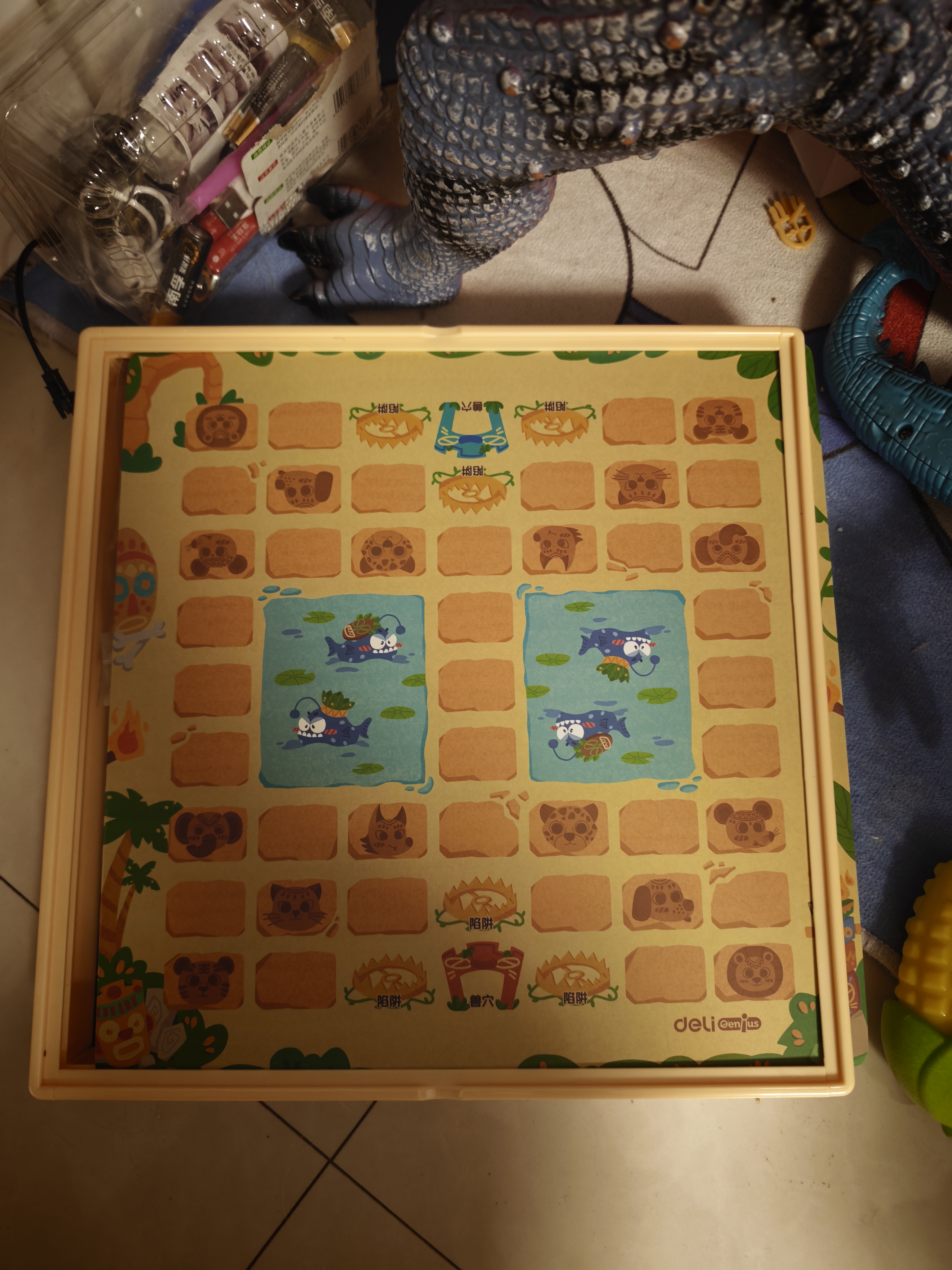得力（deli）十二合一儿童游戏棋围棋象棋斗兽多功能启智玩具儿童礼物玩具 实拍图