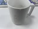 炊大皇陶瓷杯马克杯茶杯 经典黑白泡茶杯咖啡杯早餐杯果汁水杯白色420ml 实拍图