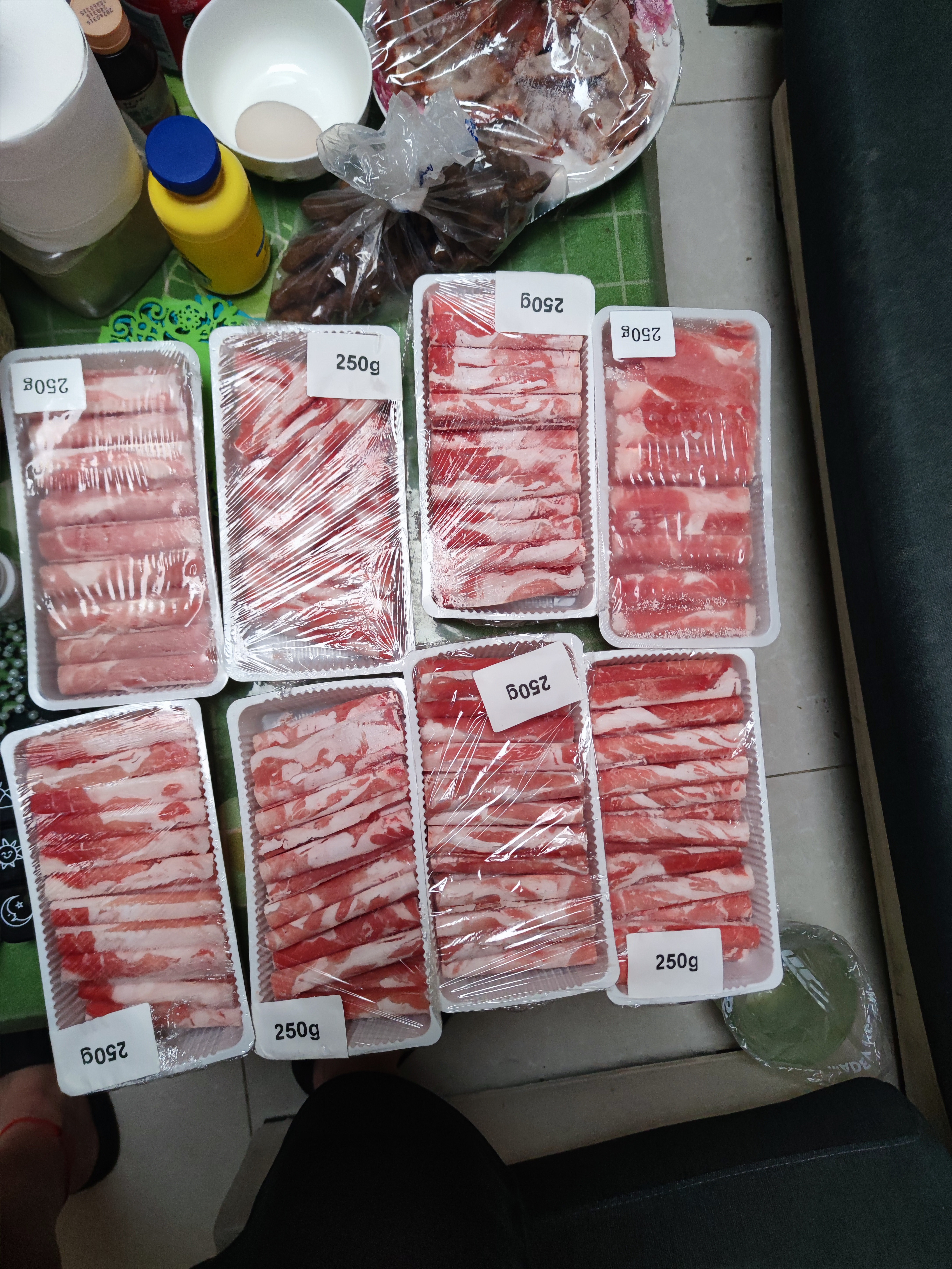 鲜京采惠选 内蒙古原切羔羊肉卷净重2斤 火锅涮肉 实拍图