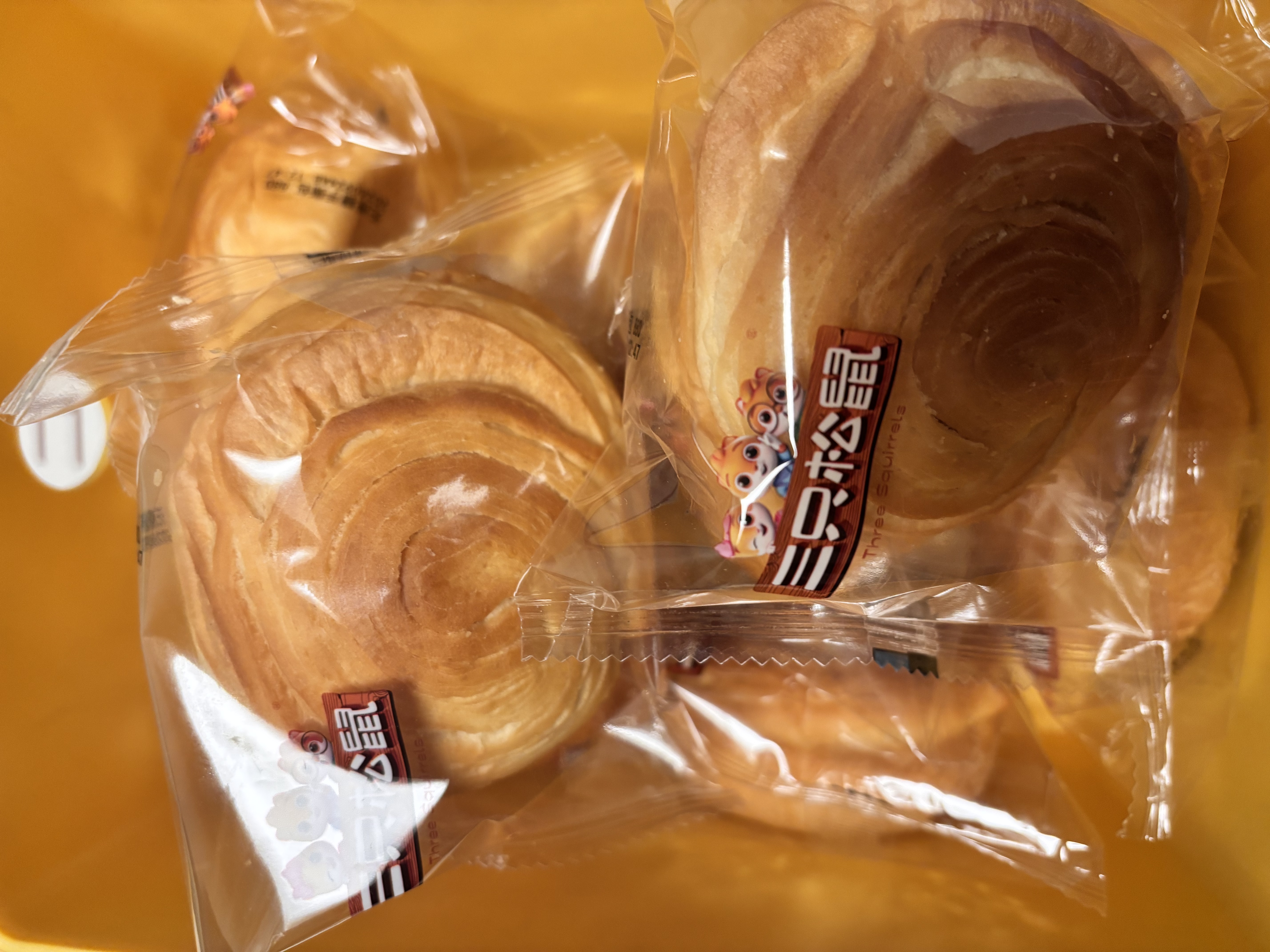 三只松鼠低糖手撕面包1000g/箱 早餐小面包代餐饱腹零食酵母面包 实拍图
