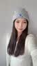 卡尔美（KELME）帽子男女秋冬季保暖户外滑雪毛线帽冷帽针织帽骑行防寒运动护耳帽 实拍图