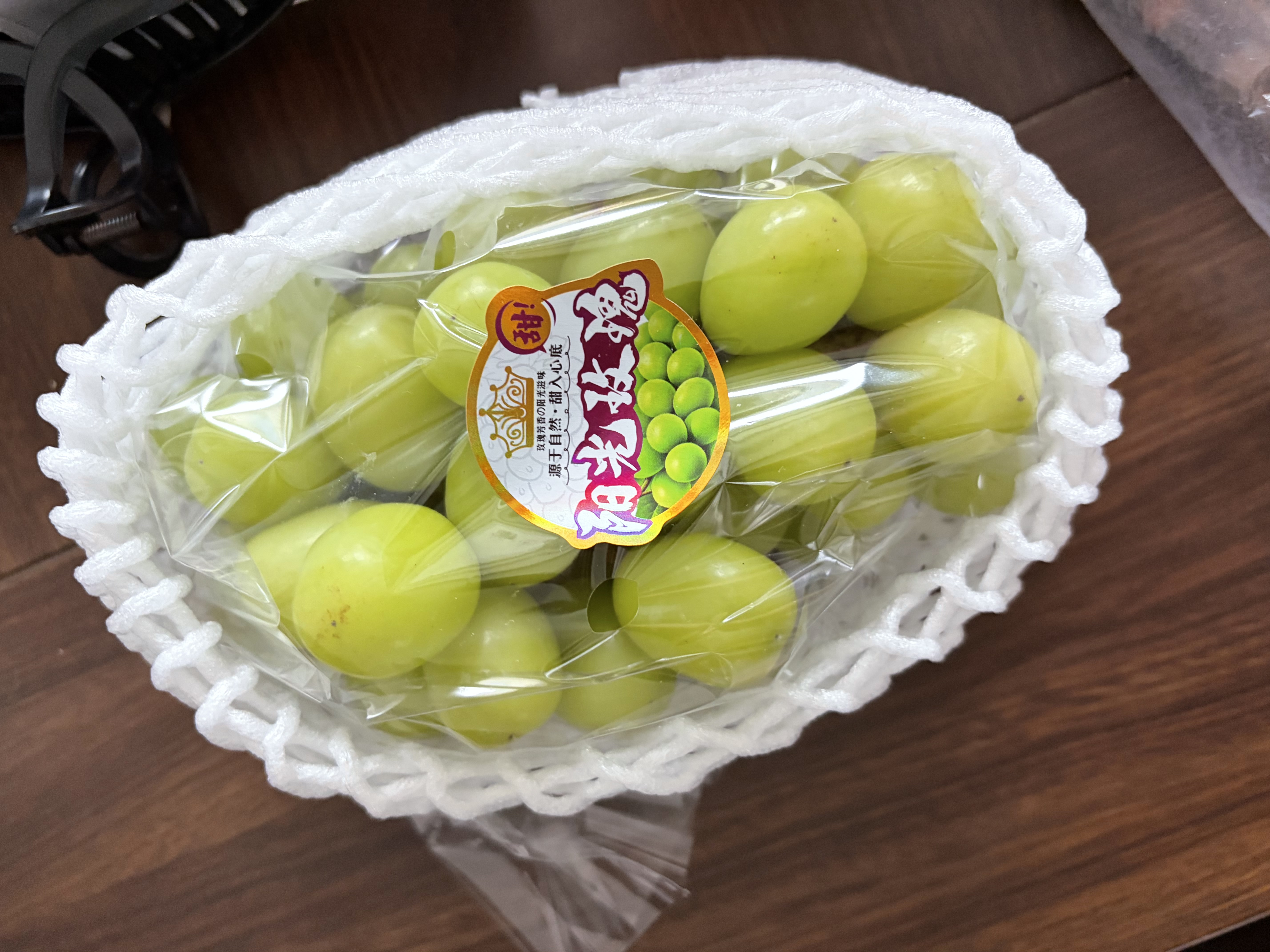 【中秋礼盒】阳光玫瑰青提1.5kg(单果8g起) 实拍图