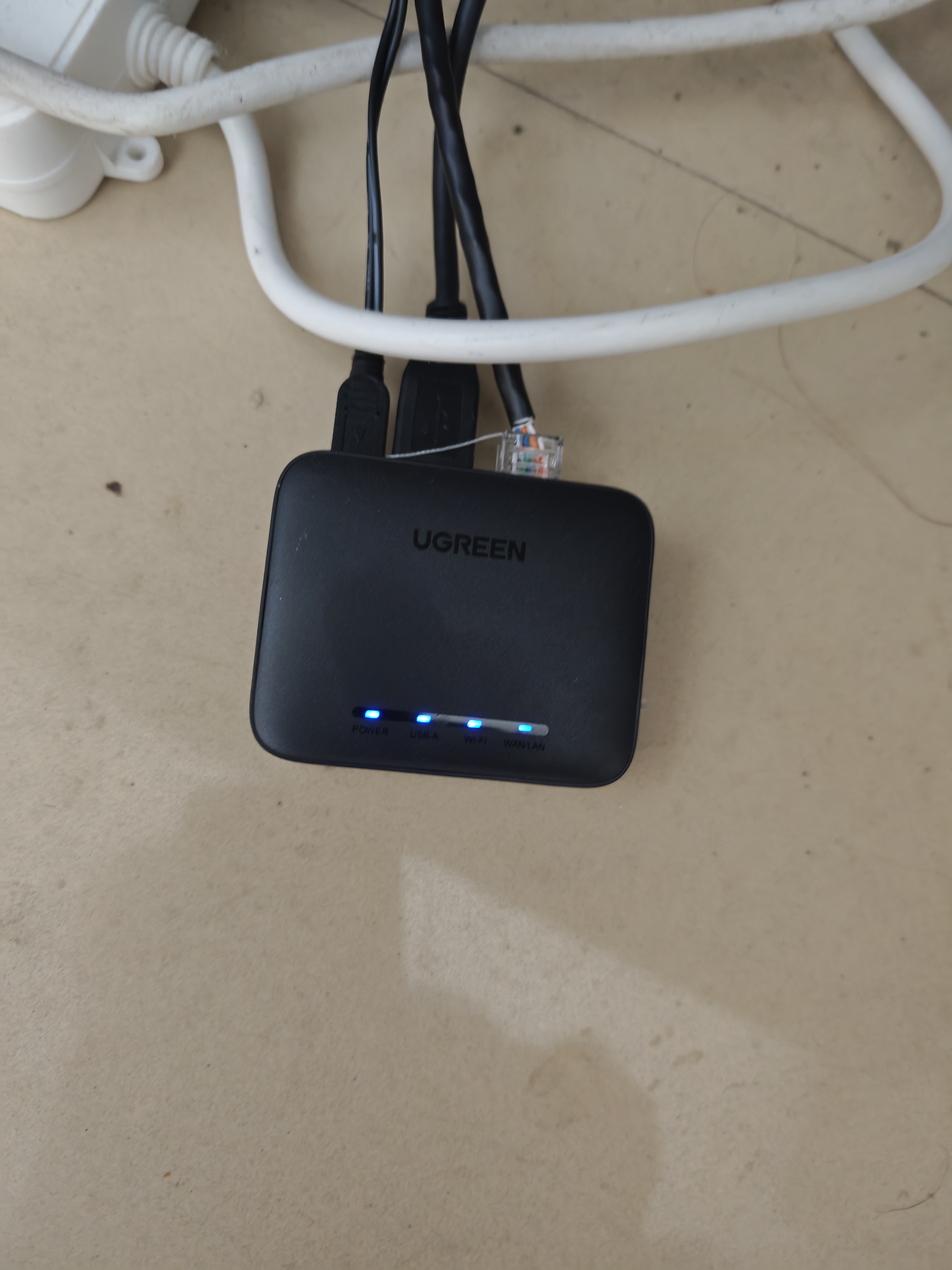 绿联USB无线wifi网络打印服务器局域网免驱打印机盒子共享器接收器适配器 支持针式热敏喷墨激光10941 实拍图