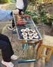 原始人（The Primitive） 不锈钢烧烤架户外5人以上家用木炭烧烤炉野餐工具烤肉架子 畅烤套餐：【304不锈钢烤网】加厚烤炉+12件套 实拍图