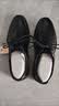 京甄良工商务休闲德比鞋皮鞋男真皮商务正装系带 黑色 41 实拍图