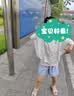 夏季儿童短裤外穿冰丝速干2024新款女童运动裤薄款女大童裤子夏装 紫色 130 实拍图