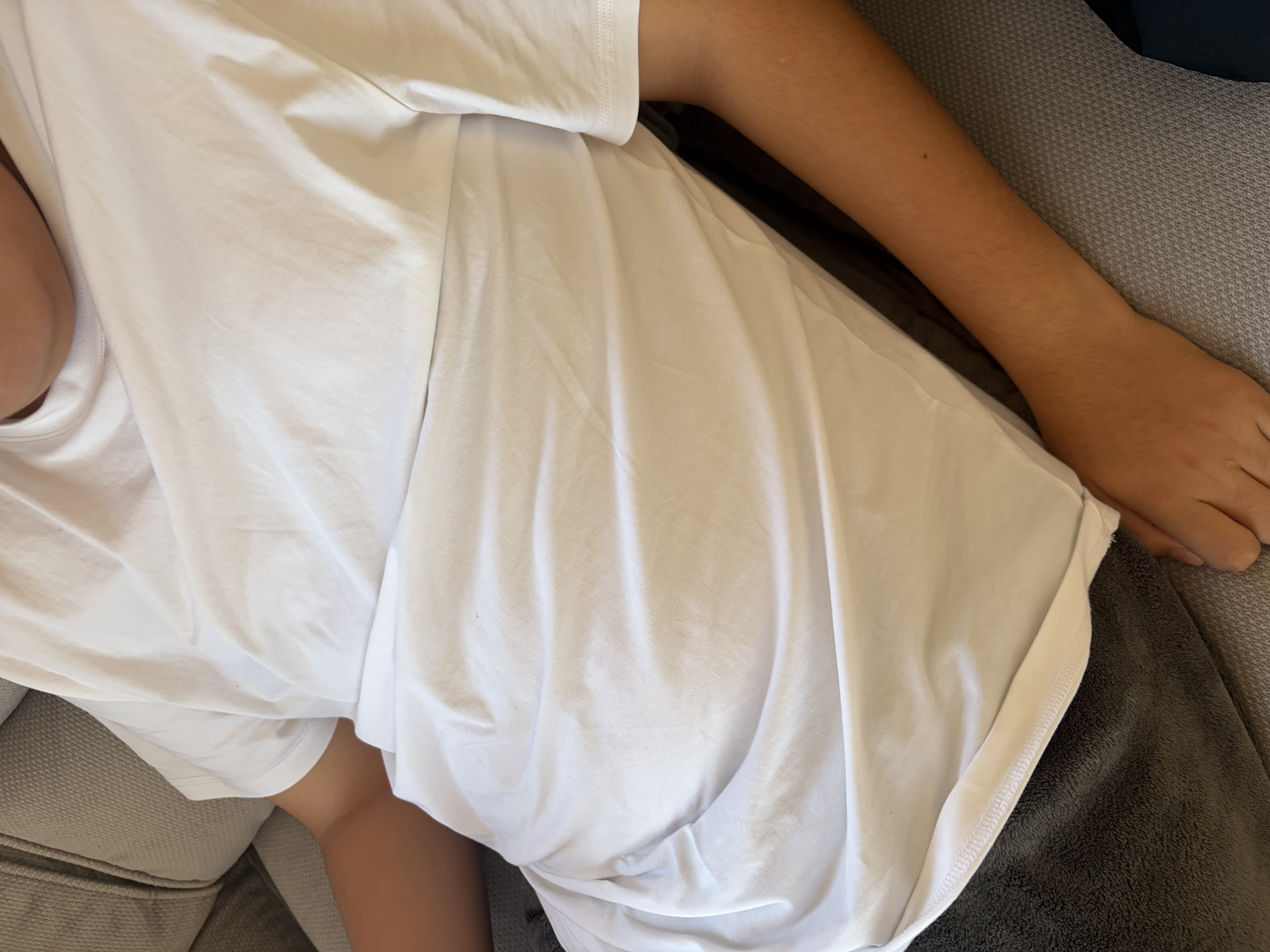 京东京造10A抗菌男士t恤短袖男女同款衣服男装春夏新款圆领打底衫内搭白XL 实拍图