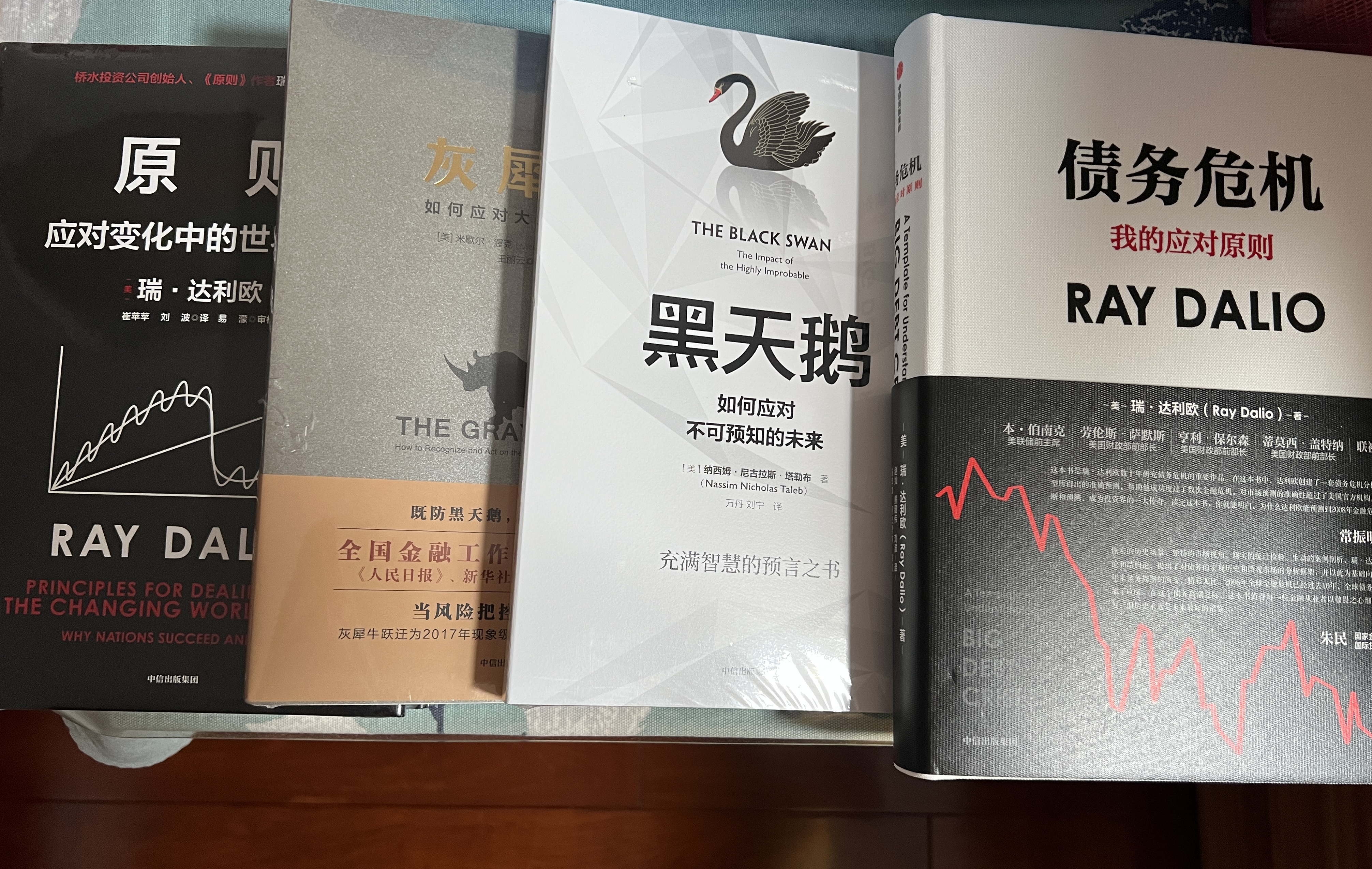 债务危机 我的应对原则 桥水创始人 原则 瑞 达利欧新作 全球一线投资人视角 44年危机应对经验公开 中信出版社 实拍图