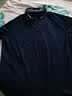 罗蒙长袖t恤春秋季男女情侣纯色上衣服商务工作服大码打底衫工装男装 实拍图