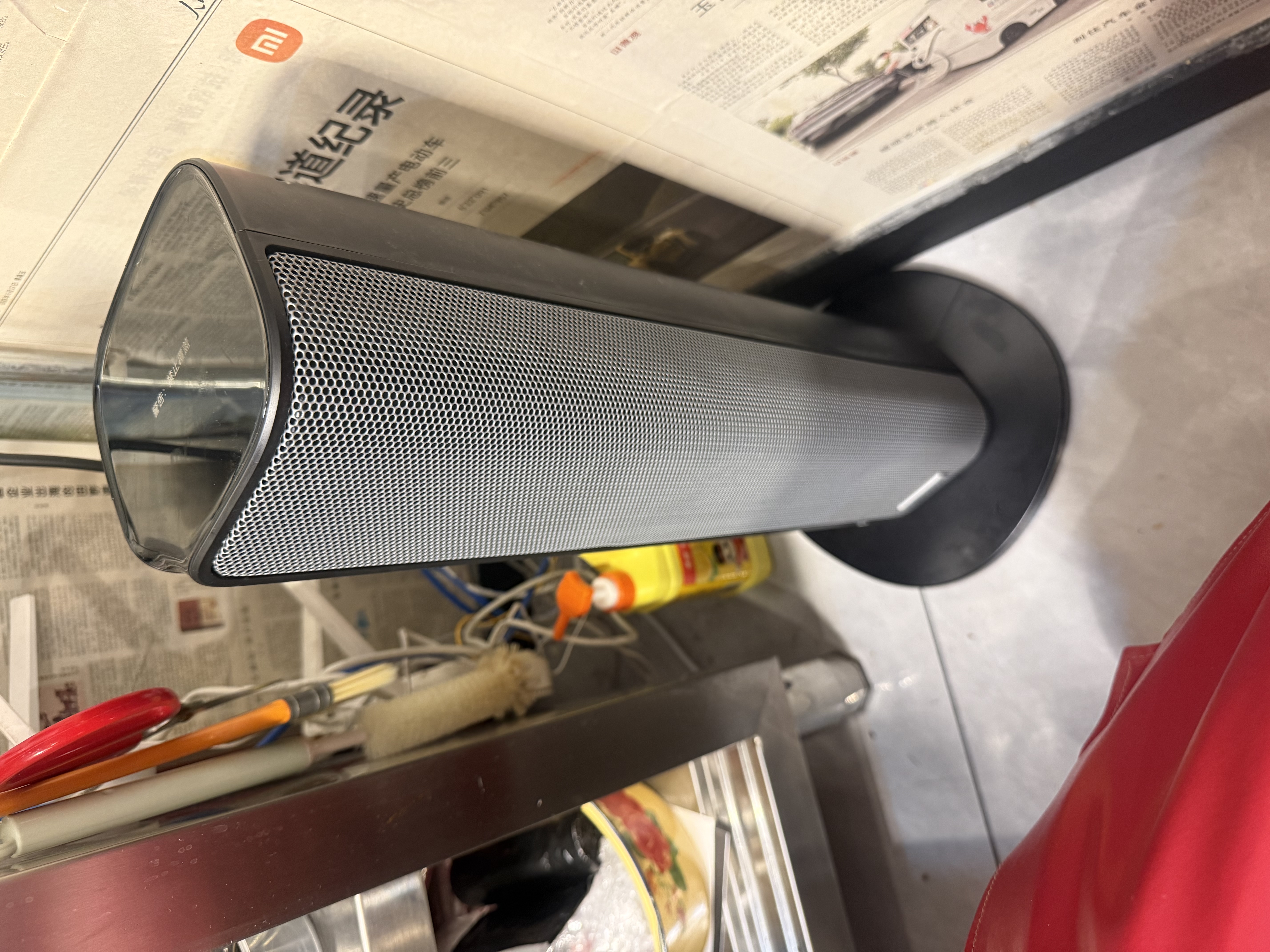 美的（Midea）石墨烯暖风机电热取暖器家用智能遥控电暖气浴室电暖风立式电暖器定时热风机小太阳暖风扇全屋升温 【新国标 石墨烯速热】AI语音 HFT20SWK 实拍图