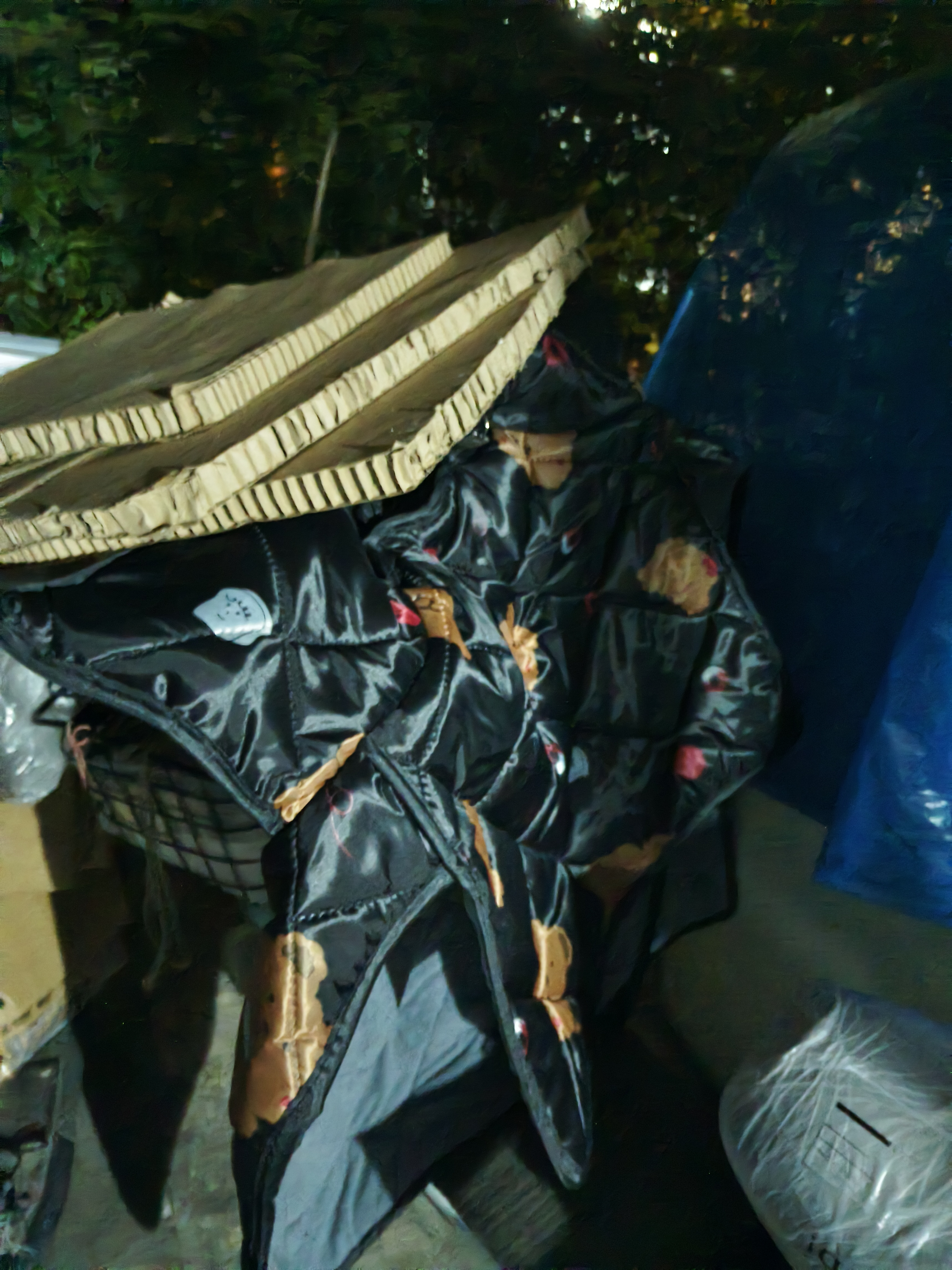 电动车挡风被挡风被新款防水保暖摩托电瓶车三轮车防风罩挡风衣冬季京喜加绒加厚加大黑色 可乐熊-黑色 实拍图