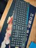 罗技（Logitech）MK275 键鼠套装 无线键鼠套装 办公键鼠套装 全尺寸 商务键鼠套装 带无线2.4G接收器 黑蓝色 实拍图