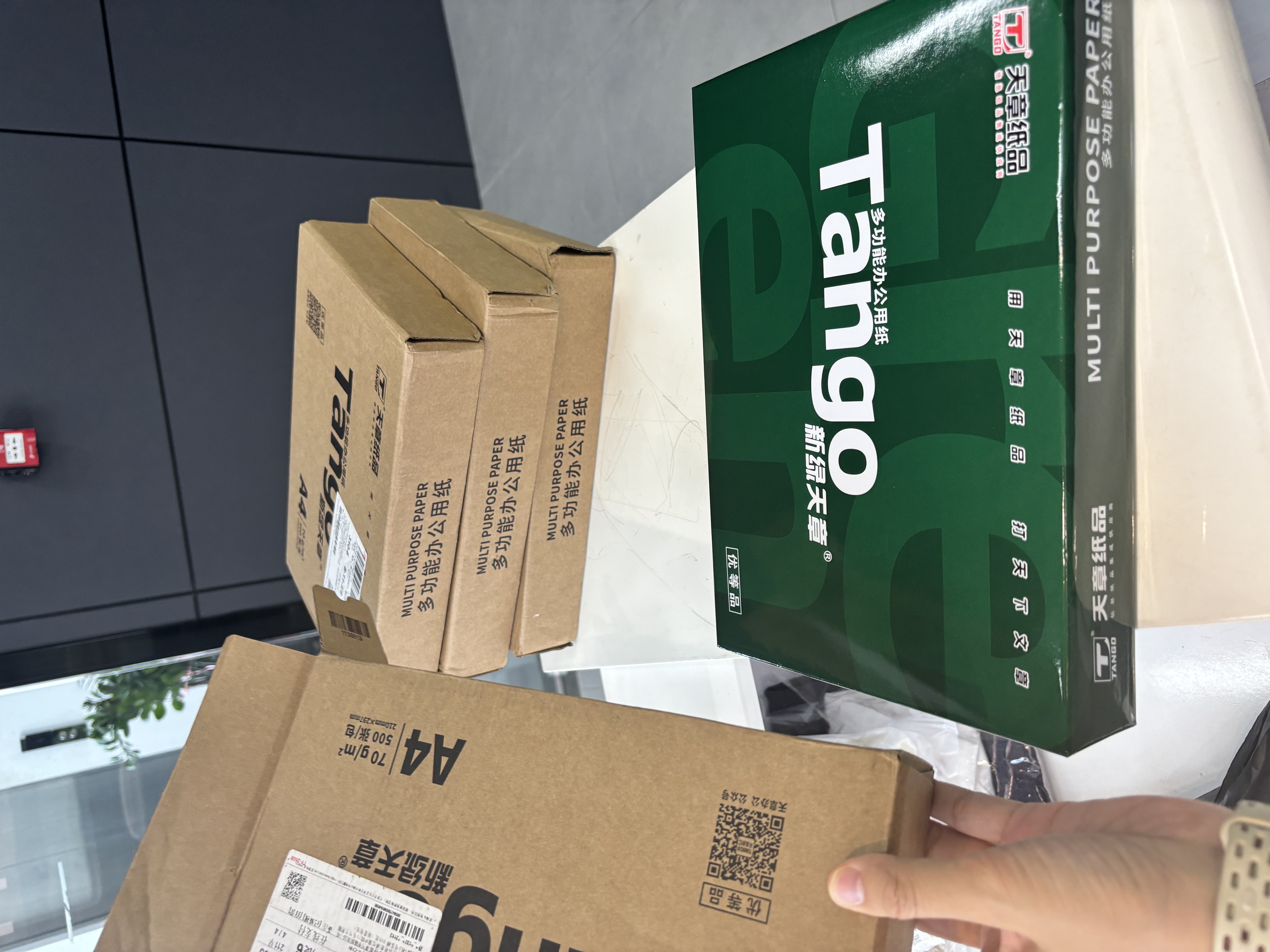 天章 （TANGO）A4打印纸70g500张 新绿天章【豪华品质】双面打印复印纸草稿纸单包装 升级物流外包装不易破损 实拍图