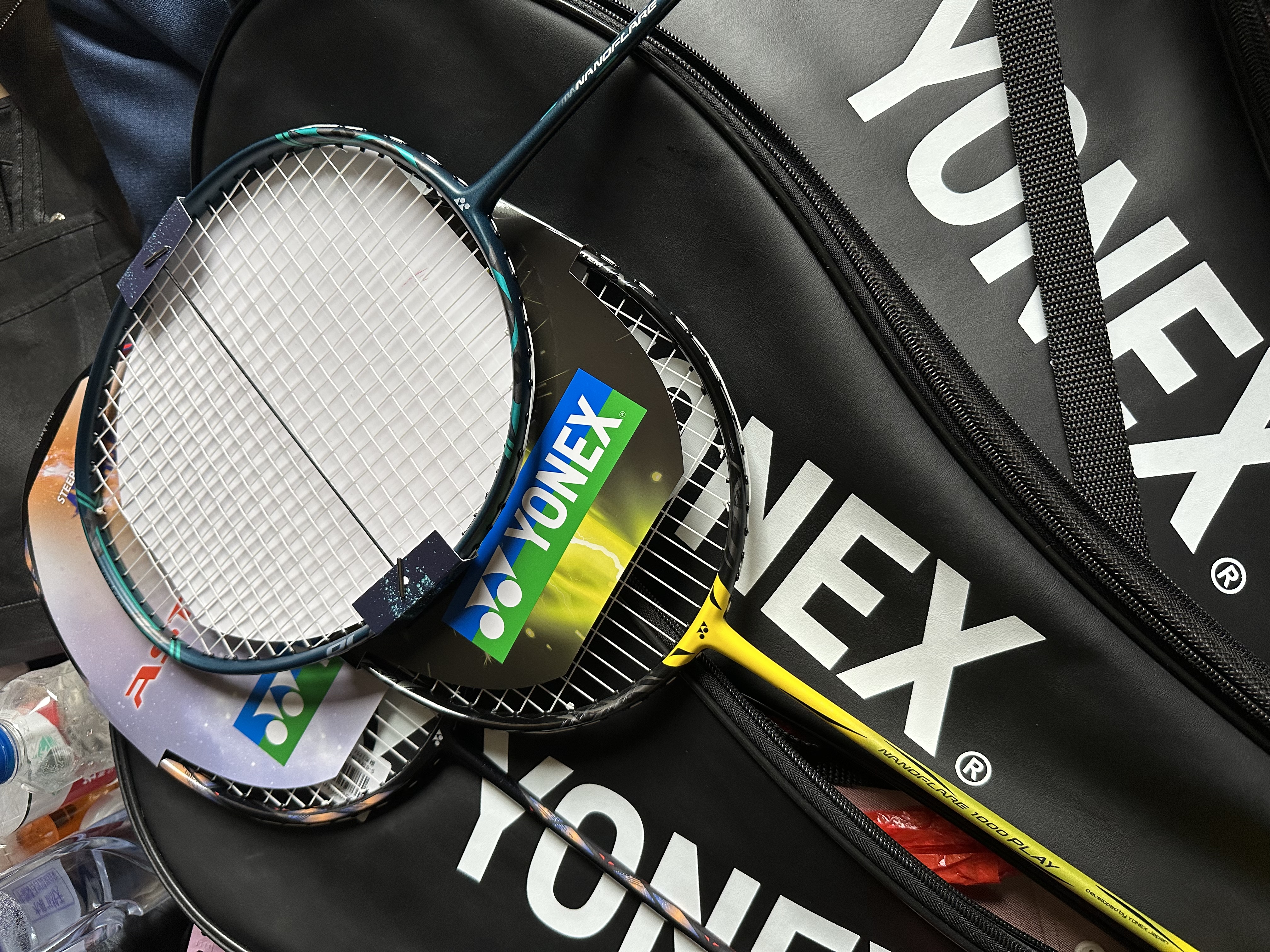 尤尼克斯（YONEX）羽毛球拍全碳素速度疾光NF700PLAY深空蓝已穿线附手胶 实拍图