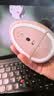 罗技（Logitech）Lift人体工学鼠标 垂直鼠标 小手鼠标 无线蓝牙鼠标 3台设备秒切换 带Logi Bolt接收器 粉色 实拍图