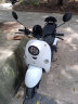 杰帆（JF）燃油小龟125cc踏板摩托车可上牌助力车男女款助力车街车小摩托车 白色 标准款 实拍图