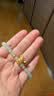 水贝黄金转运珠足金999光面金珠5D硬金工艺串珠吊坠隔离珠送女神礼物 5mm金珠1颗 约0.1g（送合金链） 实拍图
