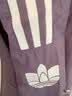 adidas通勤百搭三条纹休闲运动夹克早秋外套男女阿迪达斯三叶草 暗紫罗兰 (推荐选大一码)   M 实拍图