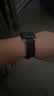 MSSM适用苹果手表表带iwatch S12尼龙野径回环式表带apple watch Ultra4/S11/10/9/Se3运动表带 黑配灰 实拍图