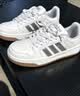 adidas ENTRAP美式校园风运动鞋少年感复古篮球风板鞋阿迪达斯   白色/金属暗银   37 实拍图