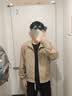 优衣库哈灵顿茄克男装女装/外套夹克487318 484610 487318/32深米色 M 实拍图