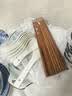 京东京造 碗盘餐具整套装 釉下彩碗具碟子乔迁之喜陶瓷日式家用北海道36头 实拍图