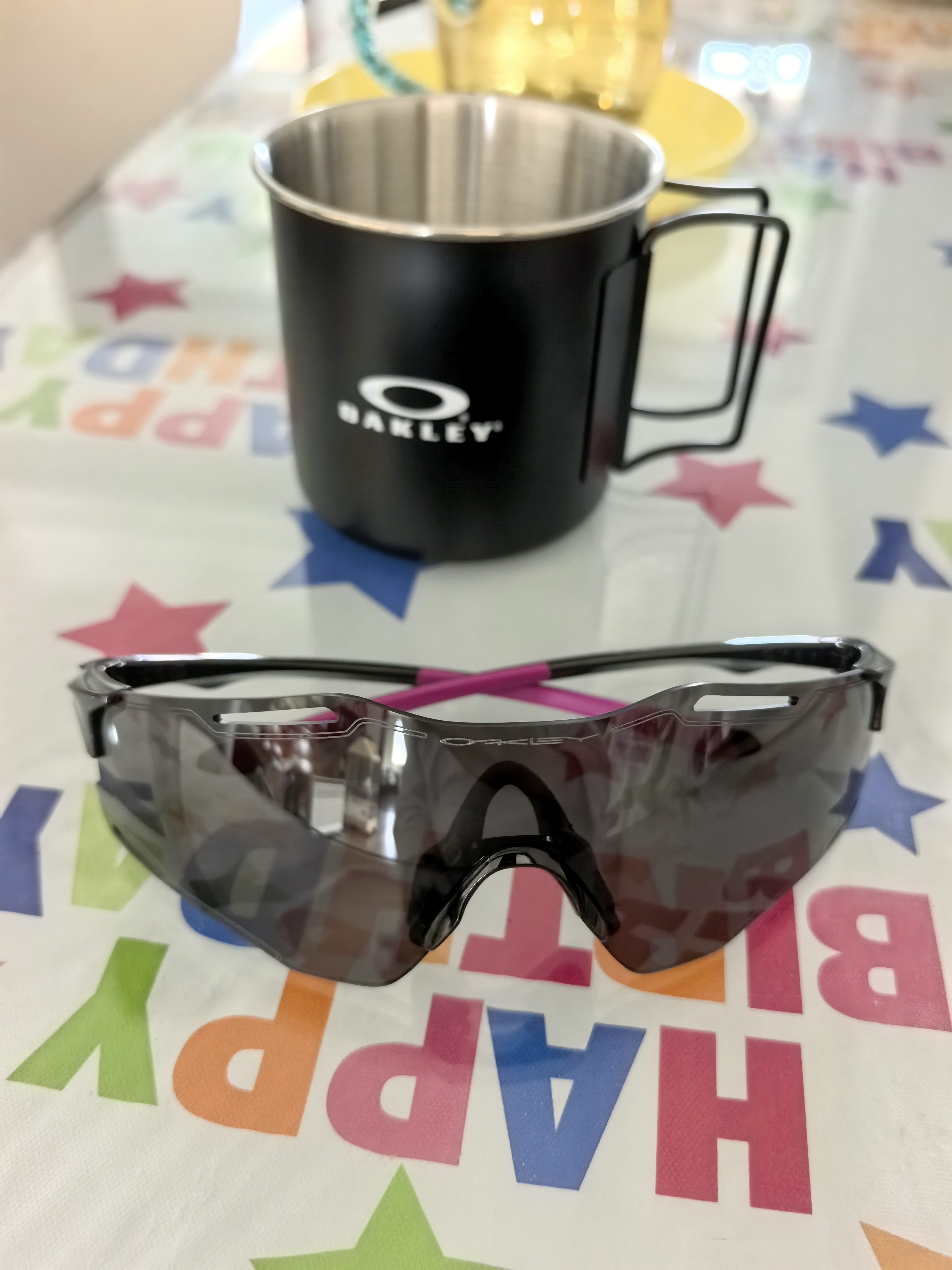 OAKLEY欧克利骑行眼镜墨镜太阳镜CYBR ZERO跑步护目镜墨镜女士男士9512D 谱锐智灰色-05 实拍图