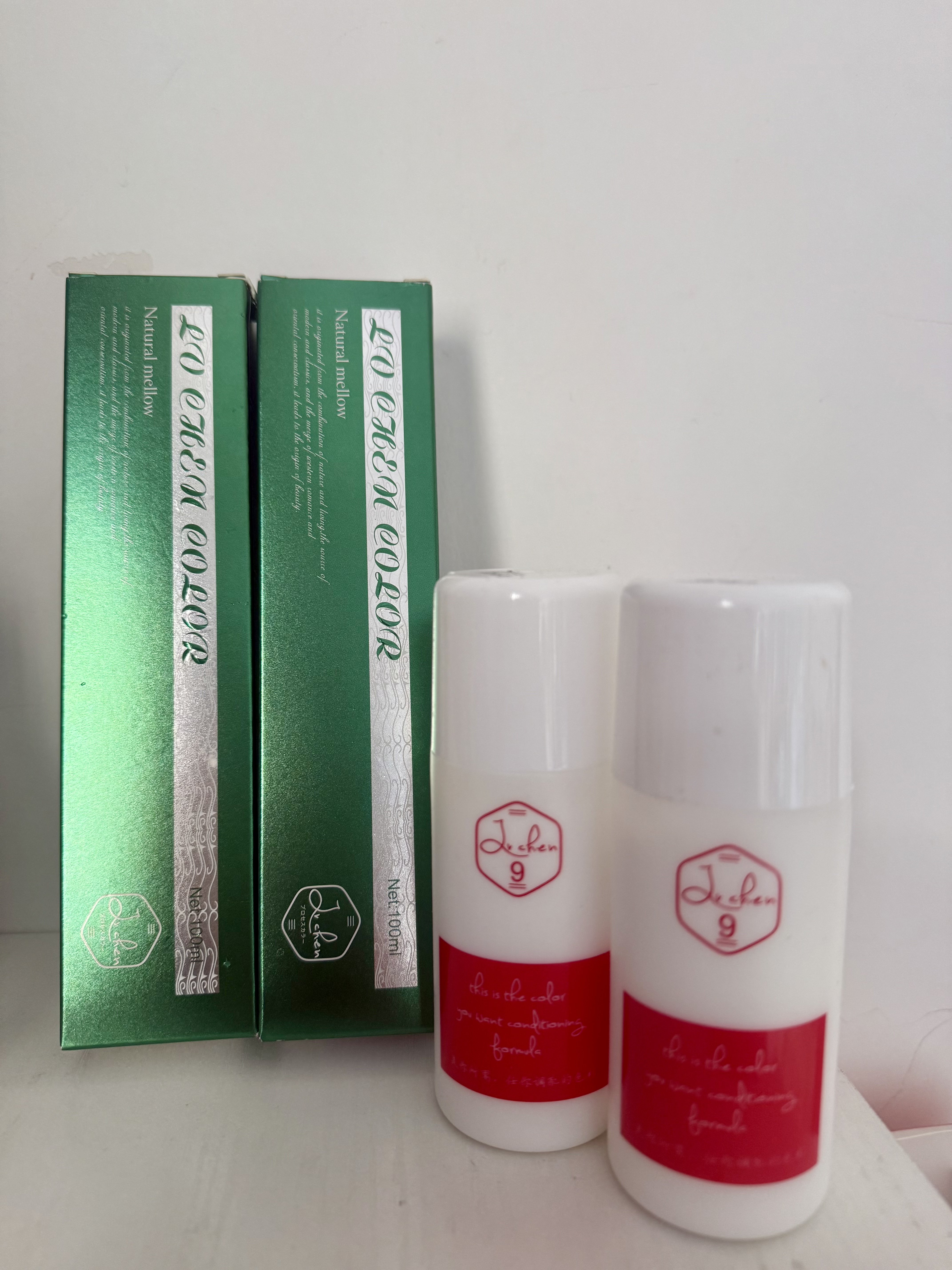 绿宸（2盒装）染发剂膏植萃男女士染头发遮盖白发物泡泡纯染发膏400ml 亚麻灰棕 200ml*2盒 1010 实拍图