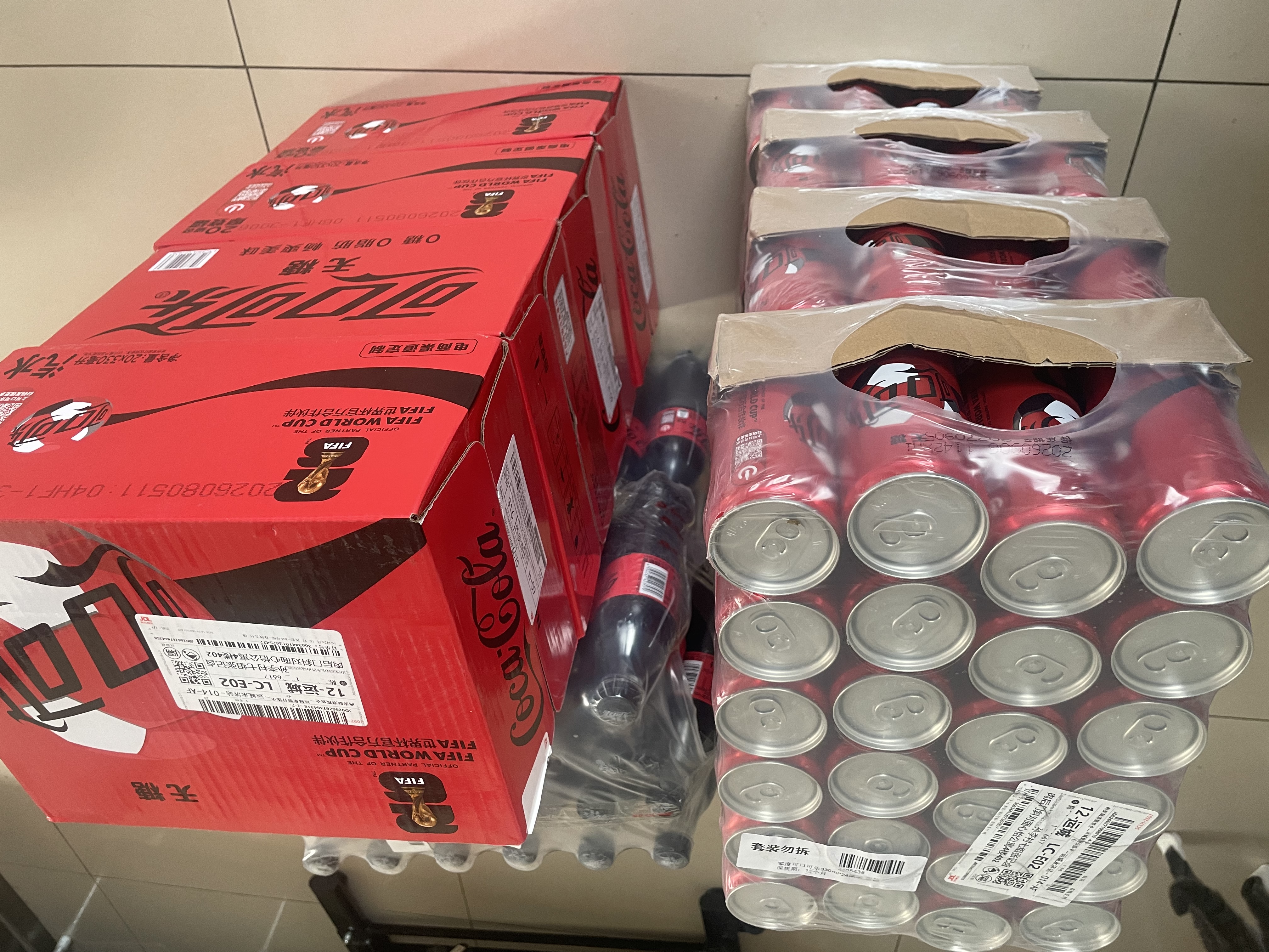可口可乐（Coca-Cola）零度无糖零卡汽水碳酸饮料330ml*6罐 实拍图