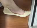 古今（GUJIN）5双装船袜女士冰丝袜子夏季纯棉底夏天薄款凉爽不掉跟隐形袜短袜 实拍图