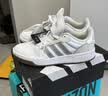 adidas ENTRAP美式校园风运动鞋少年感复古篮球风板鞋阿迪达斯   白色/金属暗银   38 实拍图