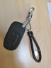 适用于奥迪钥匙包真皮钥匙套A3 A4L A6L A8L Q3 Q5 Q7 Q2 汽车钥匙扣A1钥匙 奥迪E款黑色 实拍图