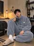 雪中飞珊瑚绒睡衣男士秋冬季2026年新款加绒加厚法兰绒家居服套装可外穿 NSJLY-KS17青瓦灰雪花绒K字标男 【柔软抗静电】 L -170/88A 【建议100-130斤】 实拍图