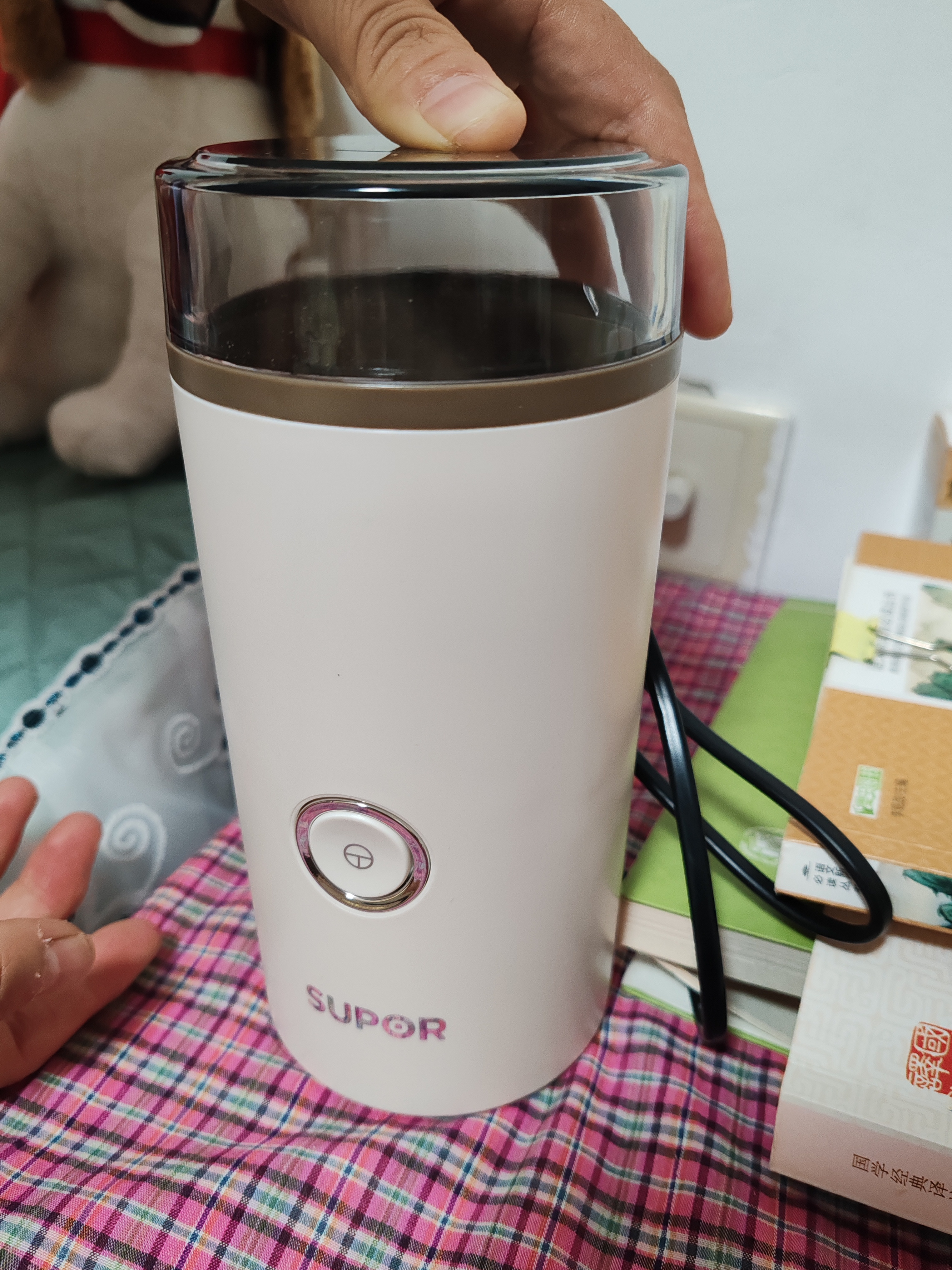 苏泊尔（SUPOR）磨粉机 家用辅食机五谷杂粮多功能料理机便携式打粉机超细研磨机SMF01 实拍图