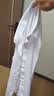 罗蒙（ROMON）白衬衫男士商务职业长袖抗皱免烫弹力正装衬衣男白色39 实拍图