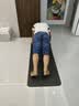 中欧男士健身垫大尺寸瑜伽垫加厚加宽静音专业防滑运动减震跳操隔音垫 黑【185*61cm】含绑带 10mm(厚度) 实拍图