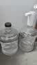 拜杰纯净水桶食品级PC矿泉水桶透明手提式茶水桶大容量水桶黑盖7.5L 实拍图