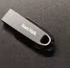 Sandisk闪迪128GB USB3.2 U盘 CZ550黑色 读速100MB/s 安全加密 数据恢复 学习办公电脑车载 高速大容量优盘 实拍图