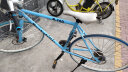 自行车轮胎700c死飞车实心胎单车公路车外胎700*23免充气外胎 700X23C蓝色一条（买两条带工具） 实拍图