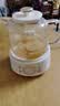 小熊（Bear）全玻璃养生壶 纯玻璃多功能恒温烧水壶煮水壶 办公室轻音炖煮茶壶 1L YSH-J10D1 实拍图