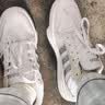 adidas ENTRAP美式校园风运动鞋少年感复古篮球风板鞋阿迪达斯   白色/金属暗银   37 实拍图